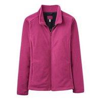 Joules Didbrook Zip Lined Fleece Dark Pink