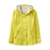 Joules Coast Waterproof Hooded Jacket Bright Lime