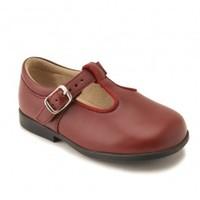 jo iii red leather t bar buckle classic shoes