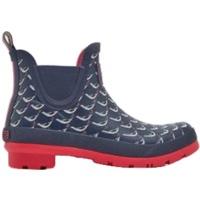 joules welli bob ankle wellies french navy oyster catcher