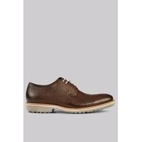 John White Dickens Lightweight Brown Derby Shoes