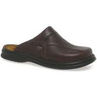 Josef Seibel Klaus Classic Leather Mens Mules men\'s Mules / Casual Shoes in brown
