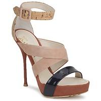 john galliano an6363 womens sandals in multicolour