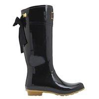 Joules Bow Back Welly Evedon Black