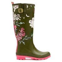 Joules Welly Print Grape Leaf Floral