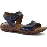 Josef Seibel Debra 19 Womens Leather Sandals women\'s Sandals in blue