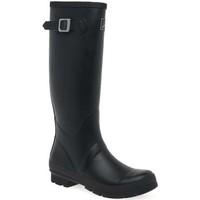 joules field welly womens wellington boots womens high boots in black