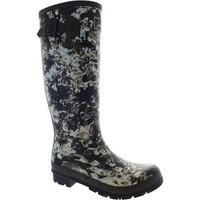 joules w wellyprint womens wellington boots in grey