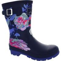 joules mollywelly womens wellington boots in blue