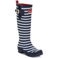 Joules Womens French Navy Stripe Wellington Boots women\'s Wellington Boots in blue