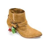 joe browns tassel ankle boots eee fit