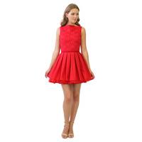 Jones and Jones Audrey Dress In Red