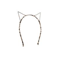 Johnny Loves Rosie Leopard Cat Ear Headband