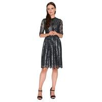 Jones and Jones Cecile Petrol Lace Dress