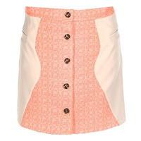 JOVONNA Rose Contrast Mini Skirt