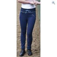 John Whitaker Ladies Sparkly Signature Jodhpurs - Size: 24 - Colour: Navy