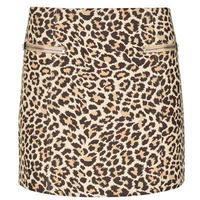 JOSEPH Leopard Jacquard Skirt