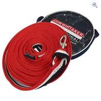 John Whitaker Lunge Line - Colour: NAVY-RED-WHITE