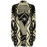 Joana Aztec Open Knitted Cardigan - Multi