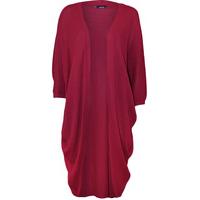 Jocelyn Batwing Sleeve Cardigan - Cerise