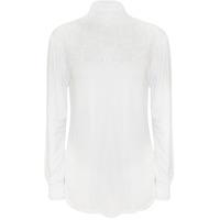 Joanne Lace Panel Top - White