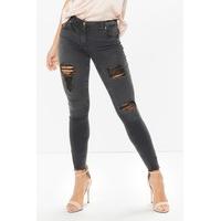 Josie Black Ripped Skinny Jeans