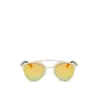 Joanna Yellow Mirrored Sunglasses