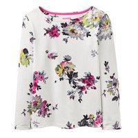 Joules Harbour Print Jersey Cream Floral