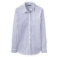 Joules Lucie Classic Shirt Pool Blue Stripe