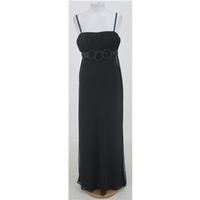 John Lewis: Size 12: Black full length evening gown