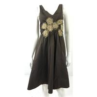 Jovonna by Topshop Size Small Dim Grey Dress with Embellishment