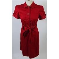 Joule Red Shirt Dress Size 8