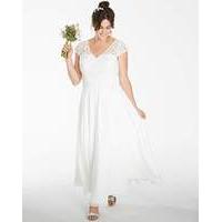 joanna hope lace trim maxi dress