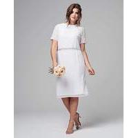 Joanna Hope Beaded Overlay Dress