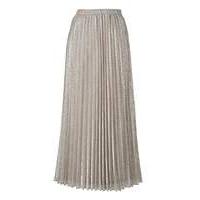 joanna hope metallic pleated maxi skirt