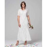 Joanna Hope Lace Maxi Dress With Godets