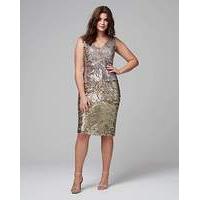 joanna hope sequin shift dress