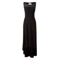 Joanna Hope Sequin Trim Dipped Hem Dress