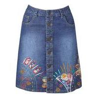 Joe Browns Denim Button Through Skirt