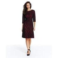 joanna hope knitted lace contrast dress