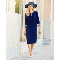 Joanna Hope Lace Trim Dress and Jacket