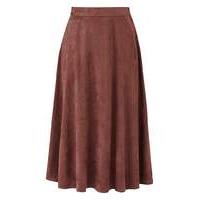 Joanna Hope Mock Suede Skirt