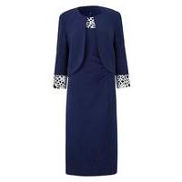 Joanna Hope Lace Trim Dress and Jacket