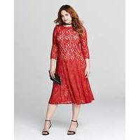 joanna hope contrast lace dress