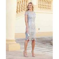 joanna hope short sleeve lace dress