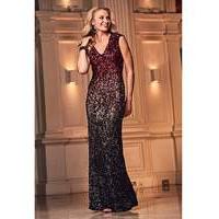 joanna hope ombre sequin maxi dress