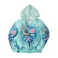 joe browns girls owl print hoodie