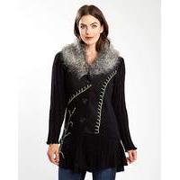 Joe Browns Funky Fur Trim Cardigan
