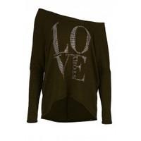 Jools Off Shoulder Hi Lo Jumper