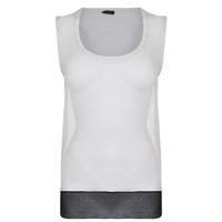 JOSEPH Sheer Organza Tank Top